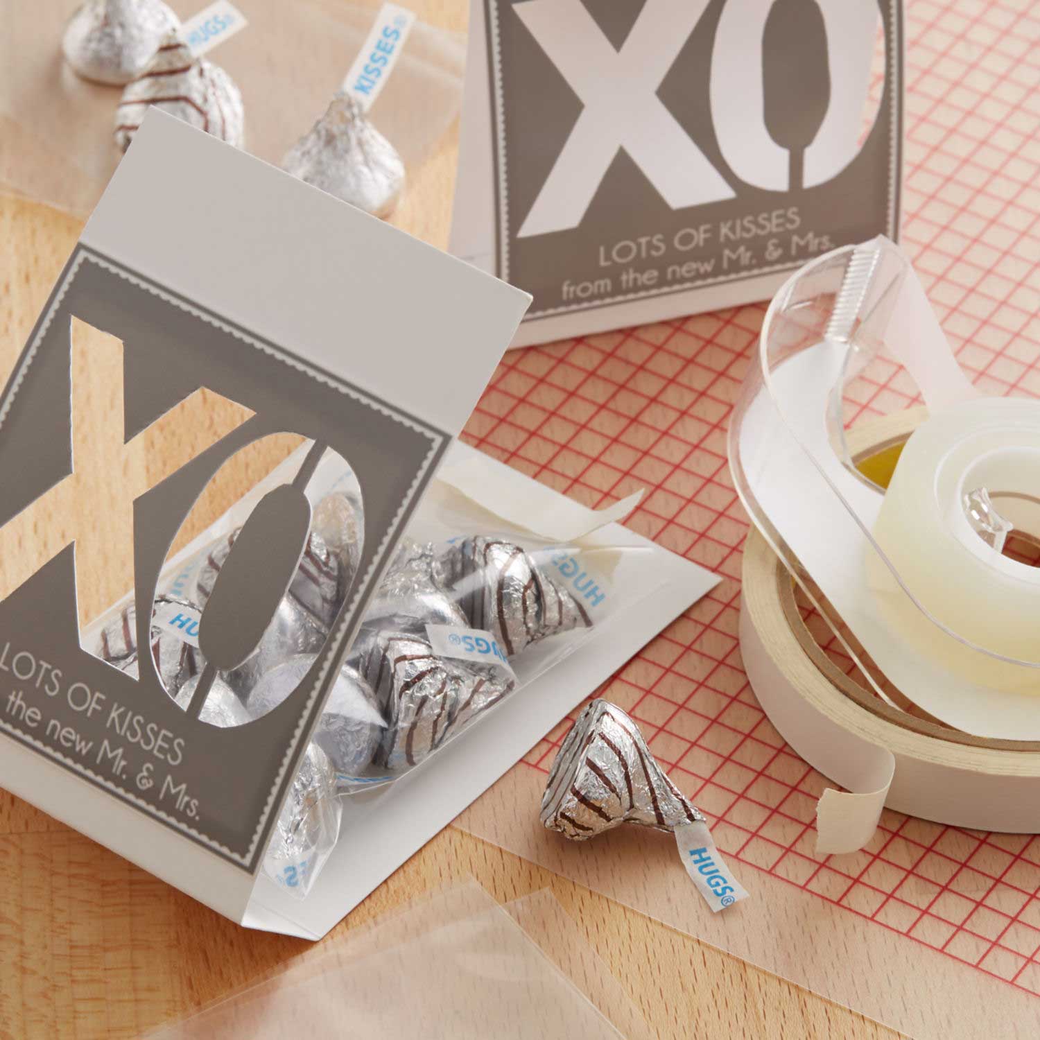 Hersheys Kisses Assorted Milk Chocolate and White Creme