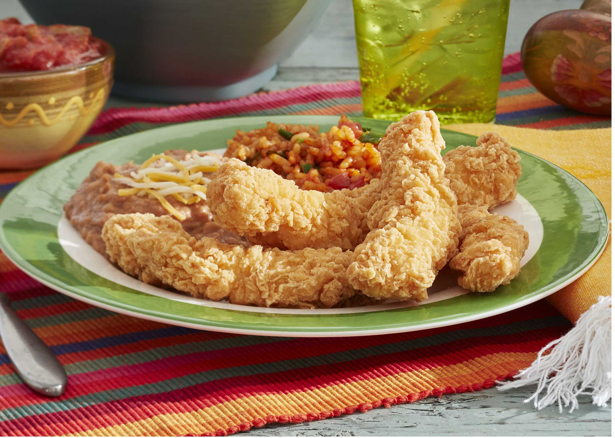 John Soules Foods Frozen Fully Cooked Breaded Chicken Breast Strips With Rib Meat, 5 Pound -- 2 Per Case