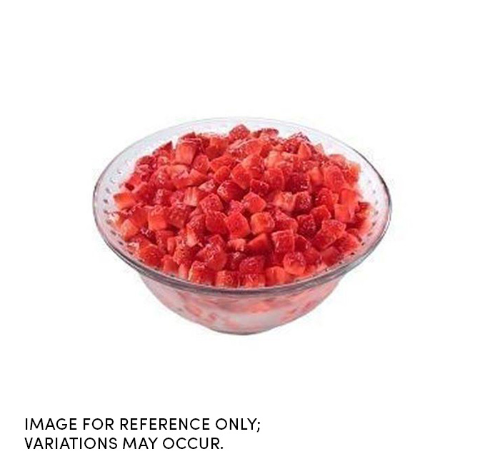 Commodity Wawona Diced Strawberry, 30 Pound