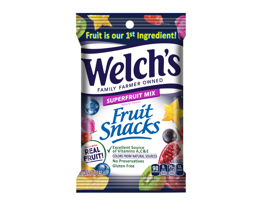 Welch's Super Fruit Snack Mix, 5 Ounce -- 12 Per Case