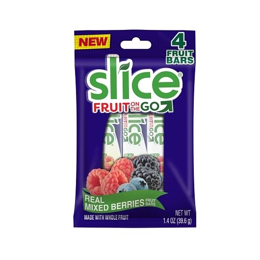 Slice Mixed Berries Fruit Bar, 0.35 Ounce -- 48 Per Case