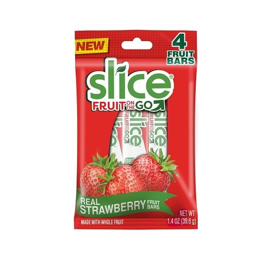 Slice Strawberry Fruit Bar, 0.35 Ounce -- 48 Per Case