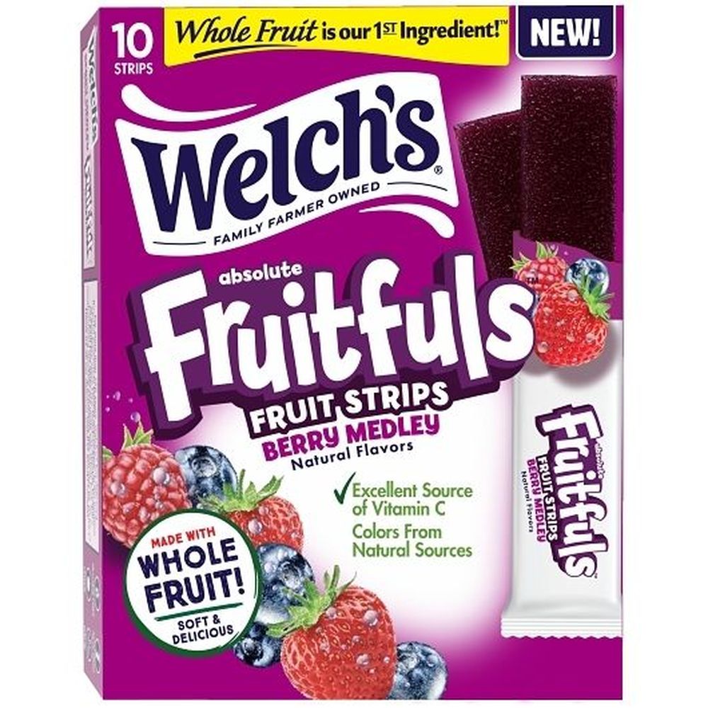 Fruitfuls Berry Medley Fruit Strips, 0.5 Ounce -- 120 Per Case