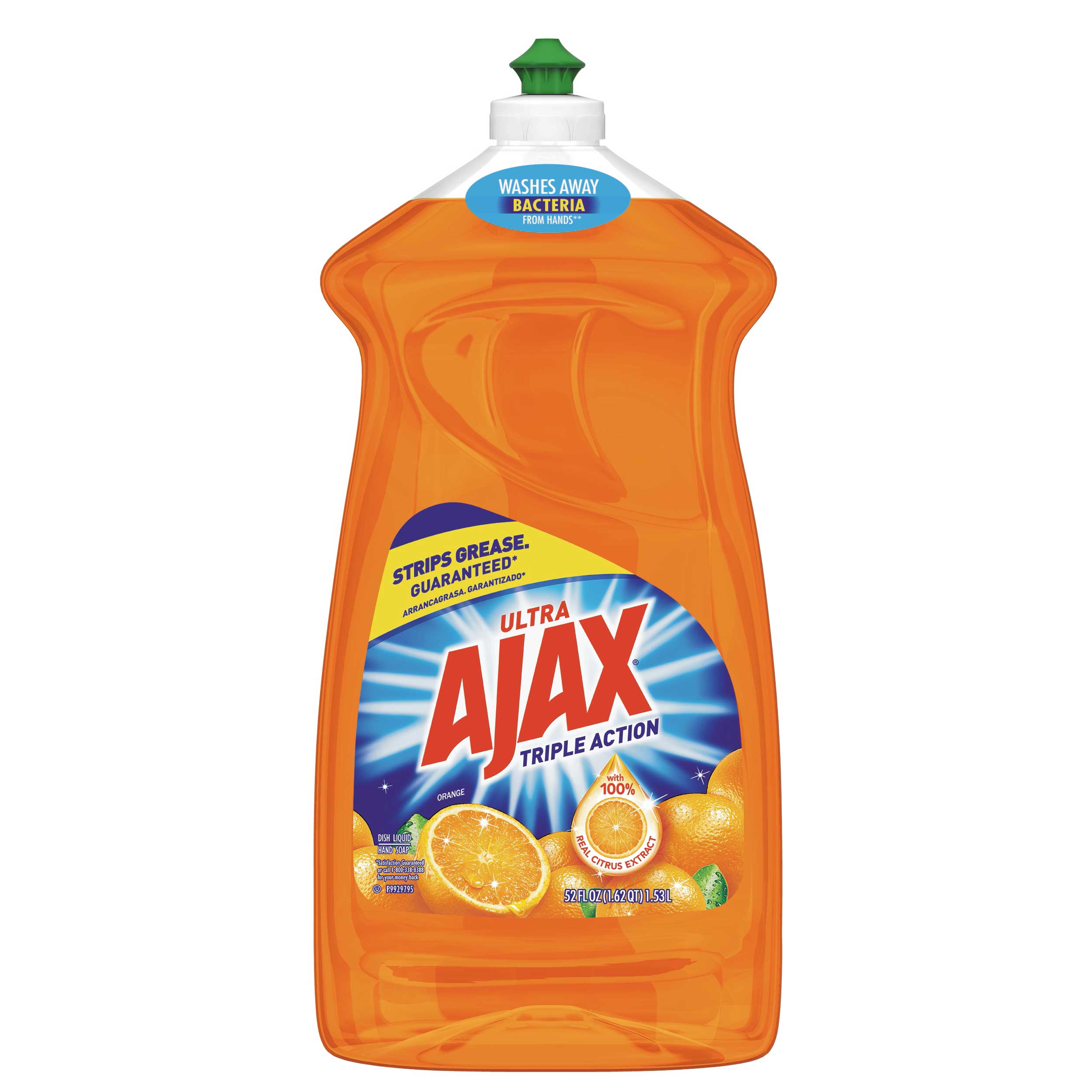 Ajax Orange Triple Action Dish Liquid, 52 Fluid Ounce -- 6 Per Case