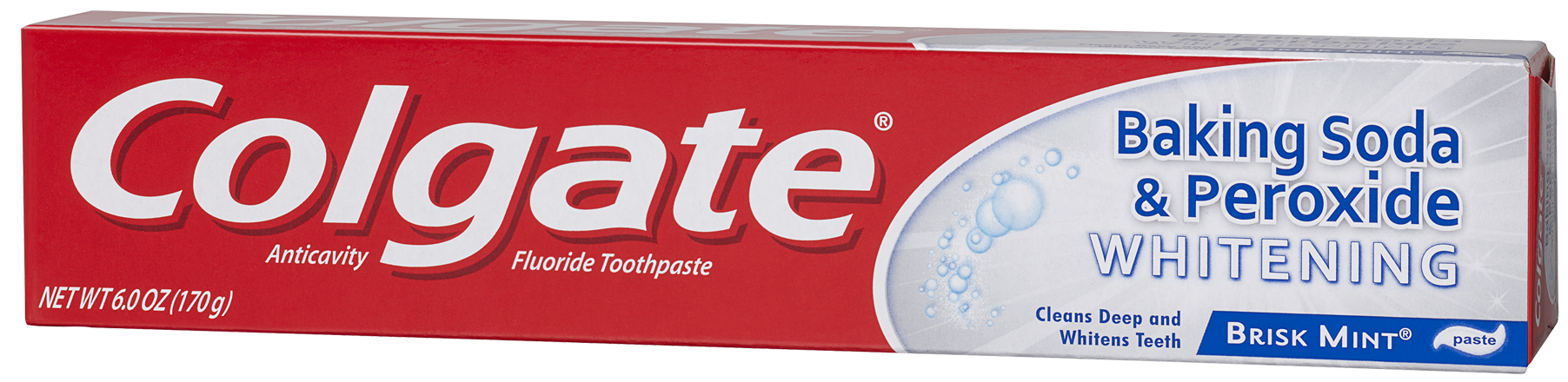 Colgate Brisk Mint Baking Soda And Peroxide Whitening Toothpaste, 6 Ounce -- 24 Per Case