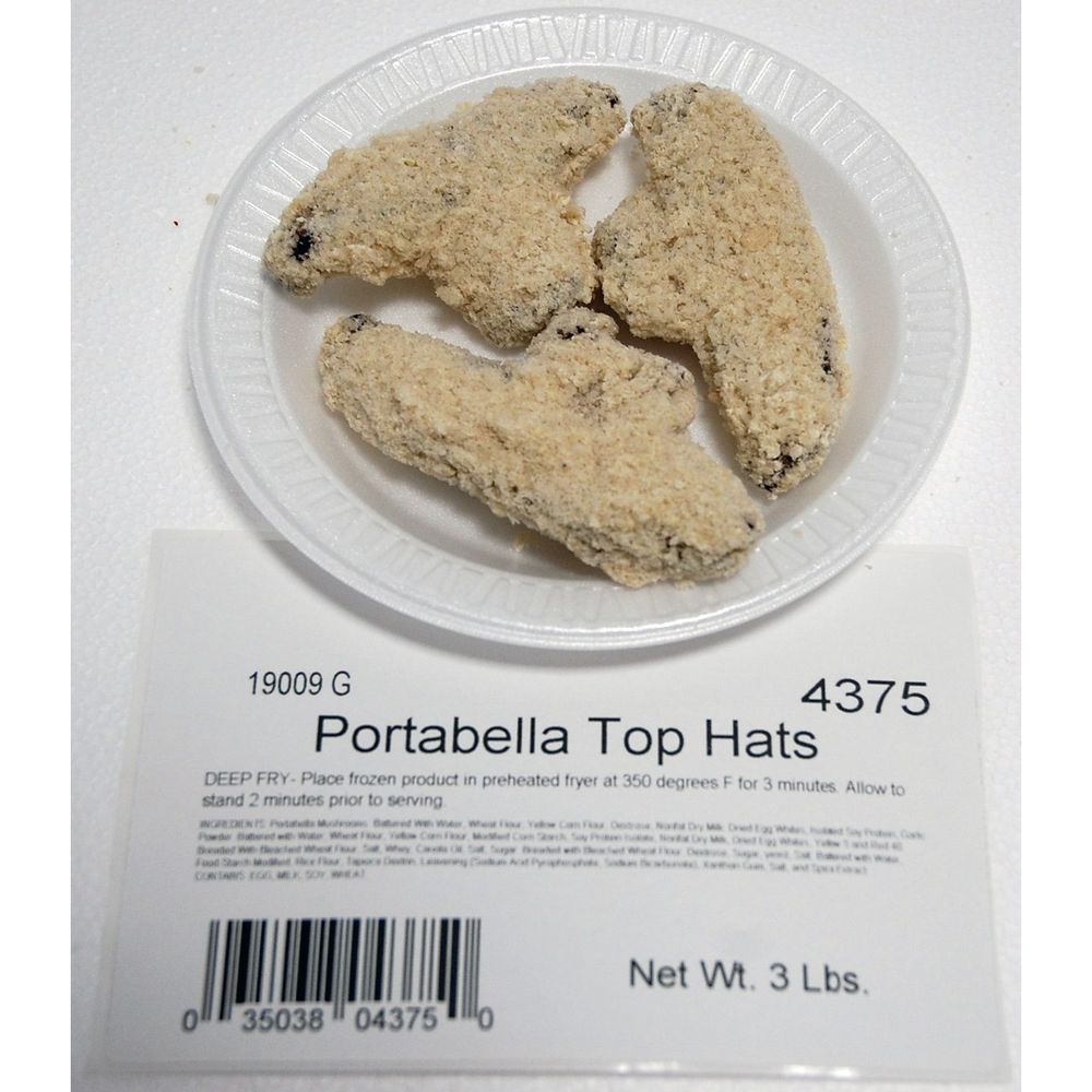 Riverside Foods Portabella Top Hats, 3 Pound -- 4 Per Case
