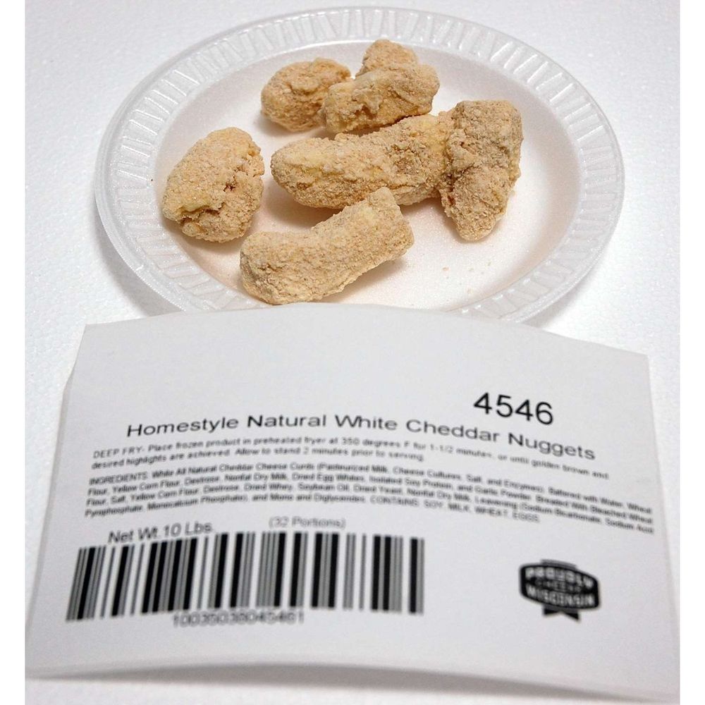 Riverside Foods Homestyle Cheddar Cheese Curds, 5 Ounce -- 32 Per Case