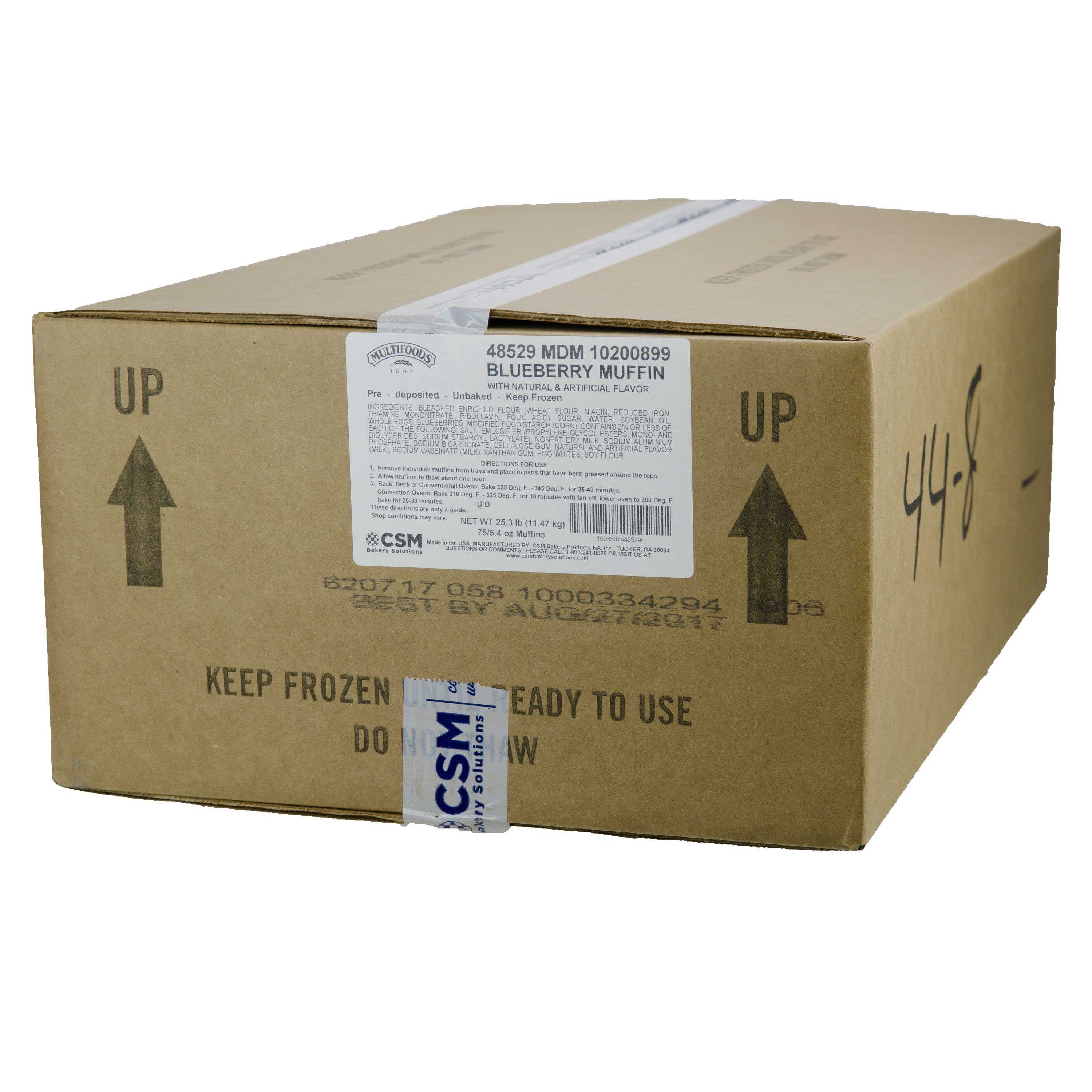 Multifoods Pre Deposited Blueberry Muffin, 25.3 Pound