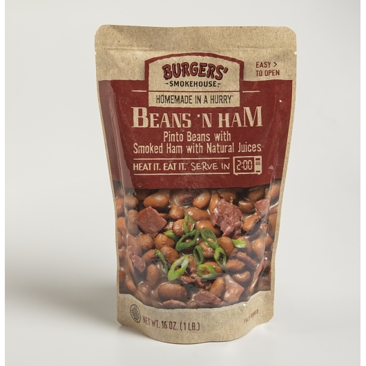 Burgers Smokehouse Fully Cooked Pinto Beans with Country Ham and