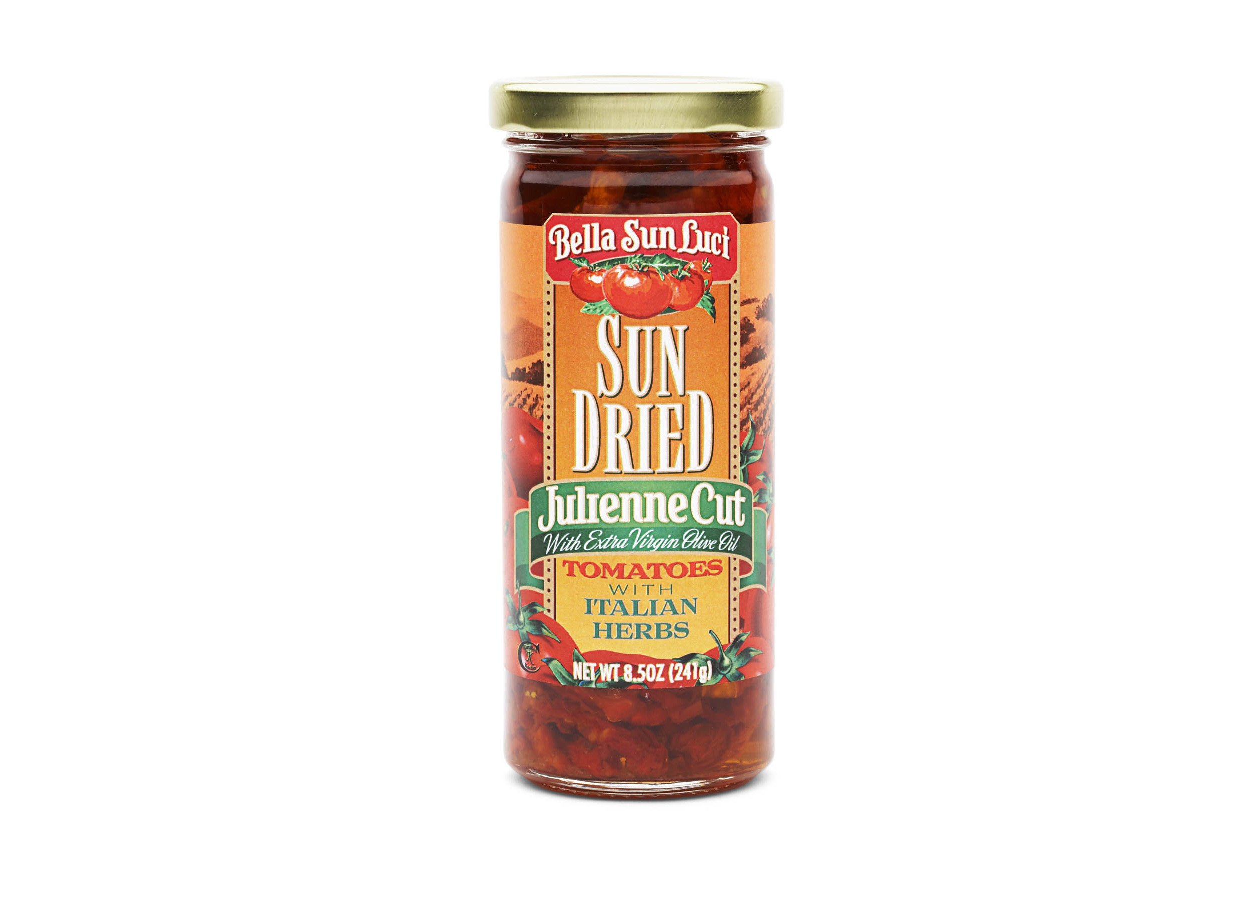 Bella Sun Luci 8.5 Ounce Sun Dried Tomatoes Julienne In Oil -- 12 Per Case