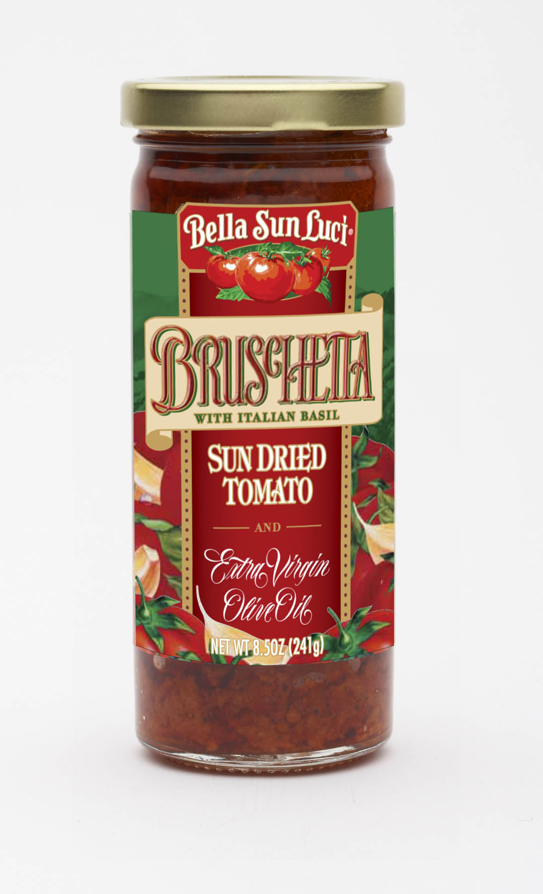 Bella Sun Luci 8.5 Ounce Sun Dried Tomatoes Bruschetta, 1 Ounce -- 12 Per Case