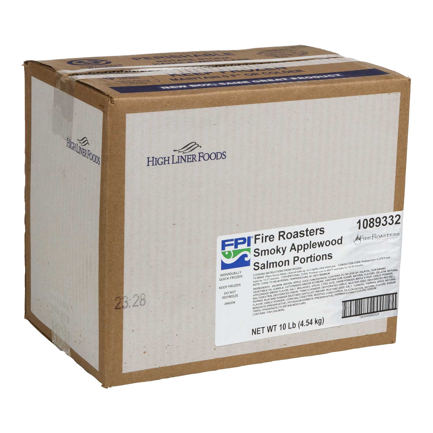 Fpi 5 Ounce Smoky Applewood Salmon Fillets, 5 Pound -- 2 Per Case