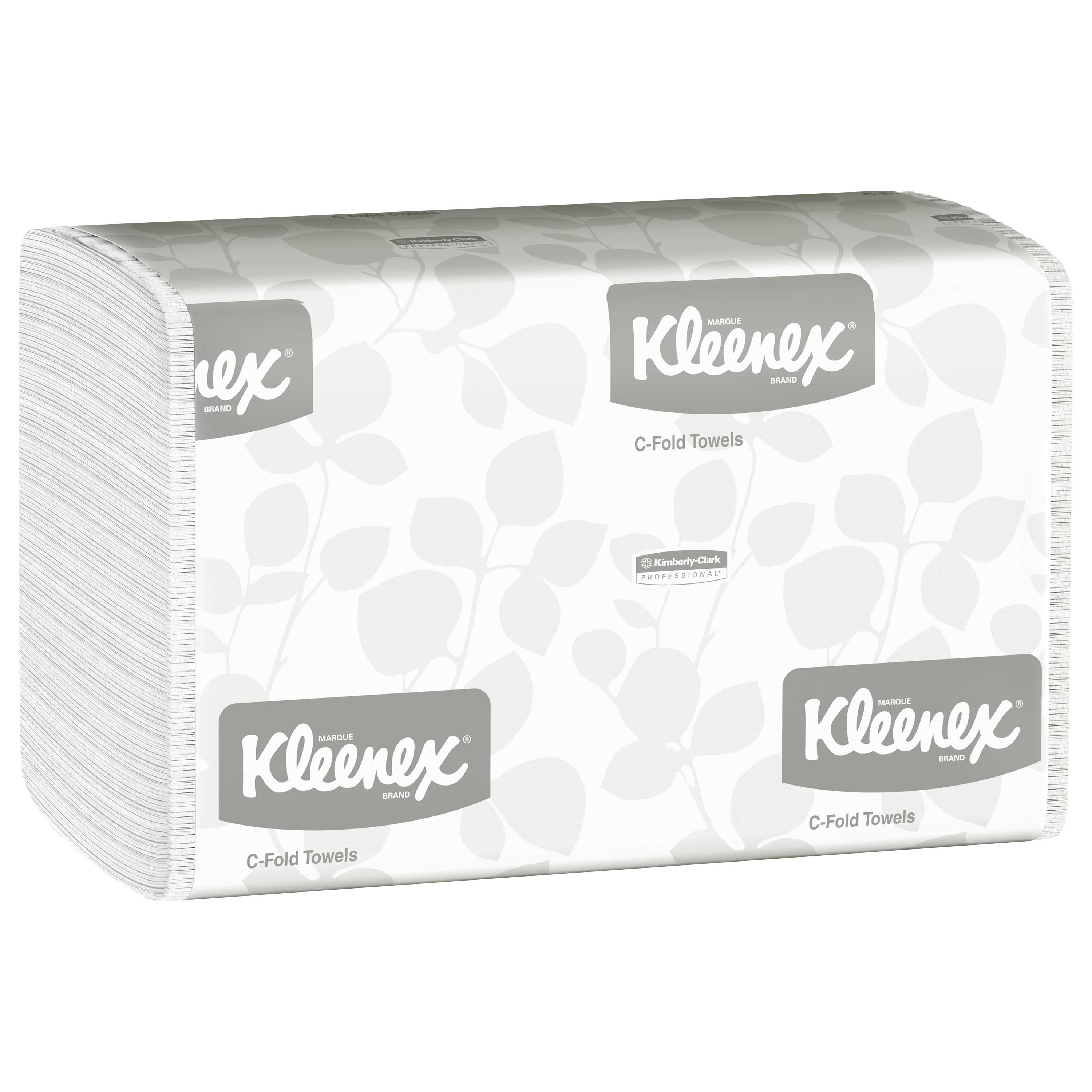 Kleenex White Absorbent C-fold Paper Towel, 150 Count -- 16 Per Case