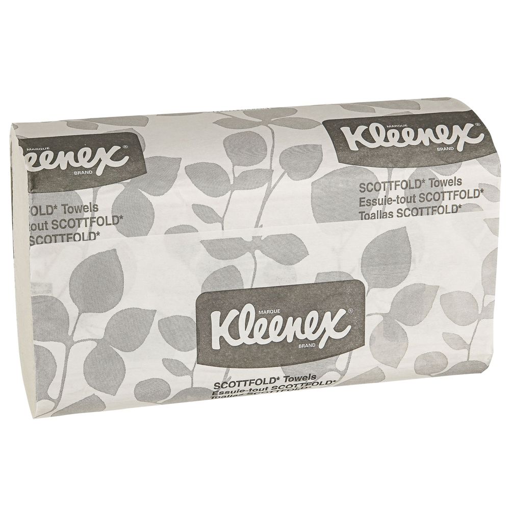 Kleenex Scottfold White Towel, 120 Count -- 25 Per Case