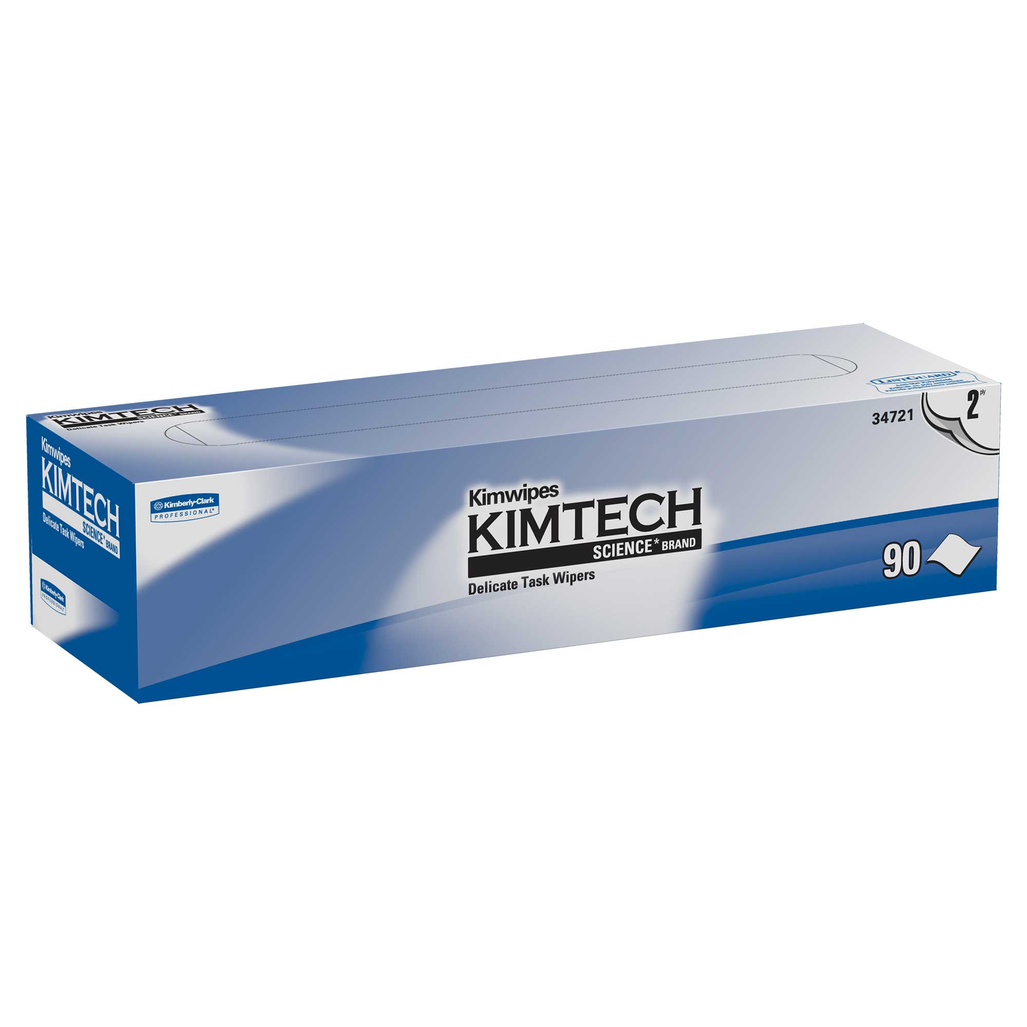 Kimtech Kimwipes White Paper 2 Ply Delicate Task Wiper, 17 X 15 Inch, 90 Per Box -- 15 Per Case