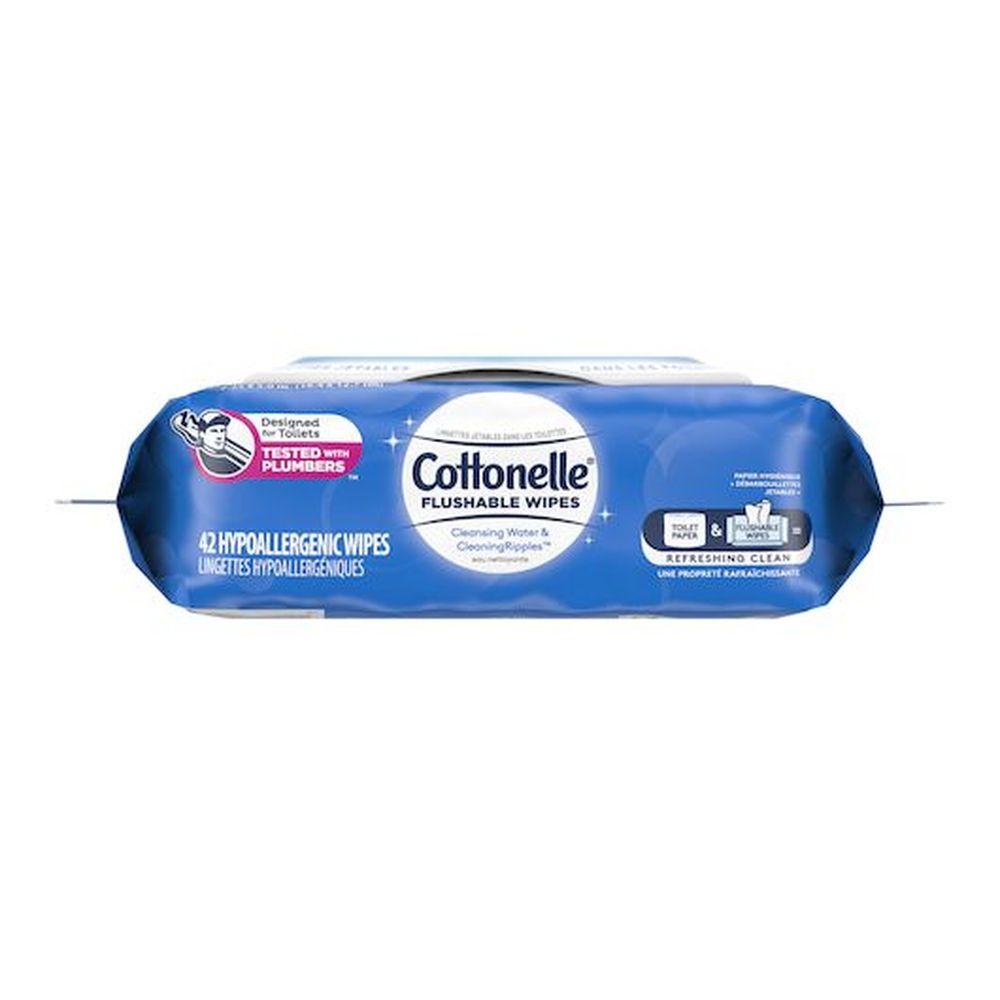 Cottonelle Fresh Care Flushable Wipes, 42 Count -- 12 Per Case