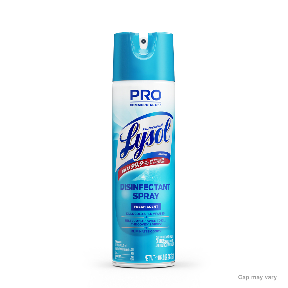 Lysol Disinfectant Fresh Scent Spray, 19 Ounce -- 12 Per Case