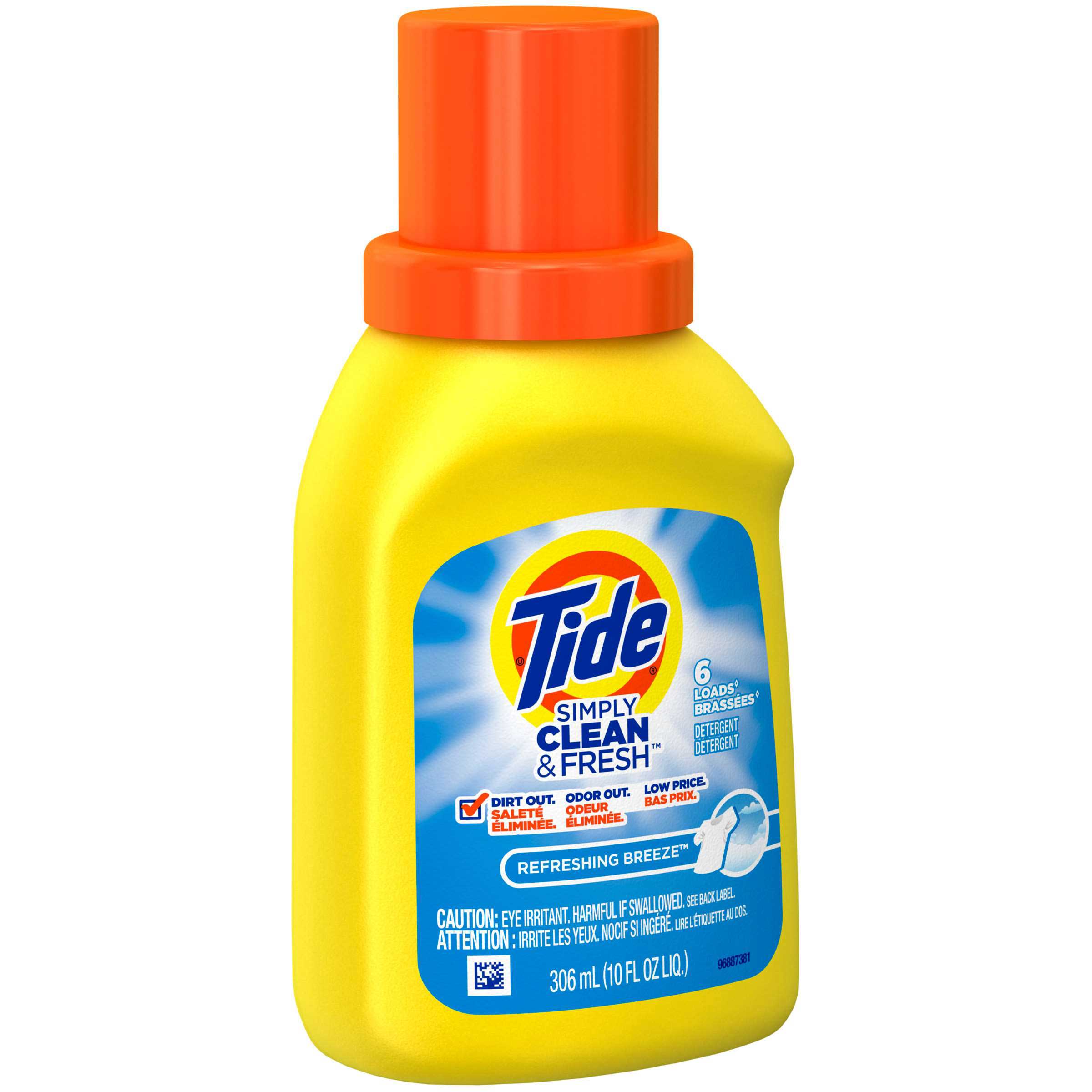 Store Case of 10 oz tide simply clean