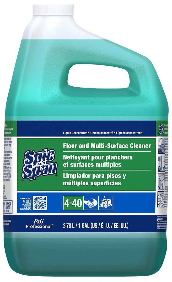 Spic And Span Liquid Floor And Multi Surface Concentrate Cleaner, 1 Gallon -- 3 Per Case