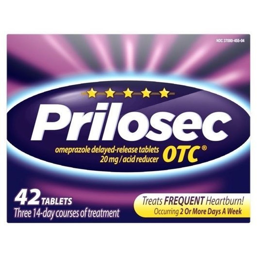 Prilosec Otc Acid Reducer, 42 Count -- 24 Per Case