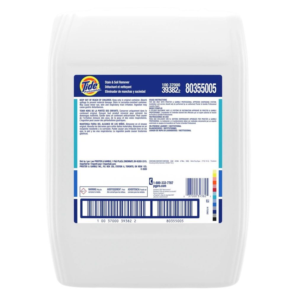 Tide Stain And Soil Remover, 5 Gallon