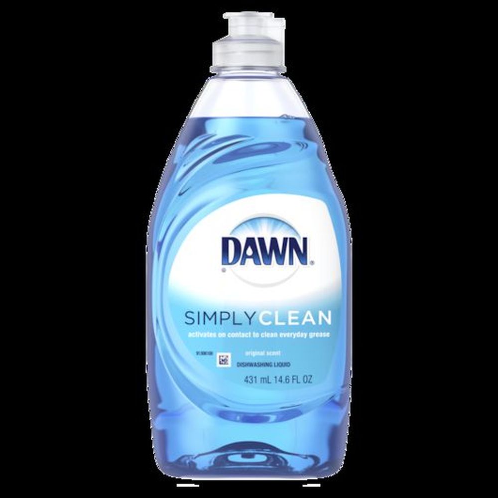 Dawn Simply Clean Original Scent Hand Dishwashing Liquid, 14.6 Fluid Ounce -- 20 Per Case