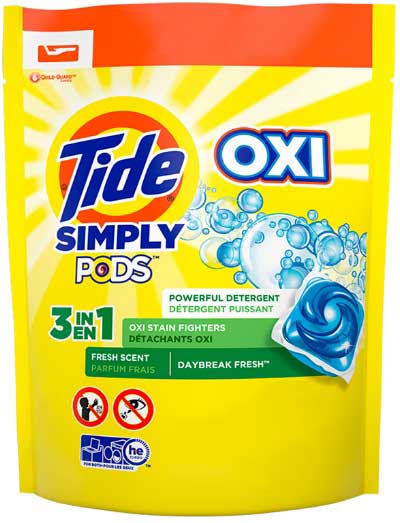 Tide Simply Pods Fresh Liquid Laundry Detergent Pacs Case