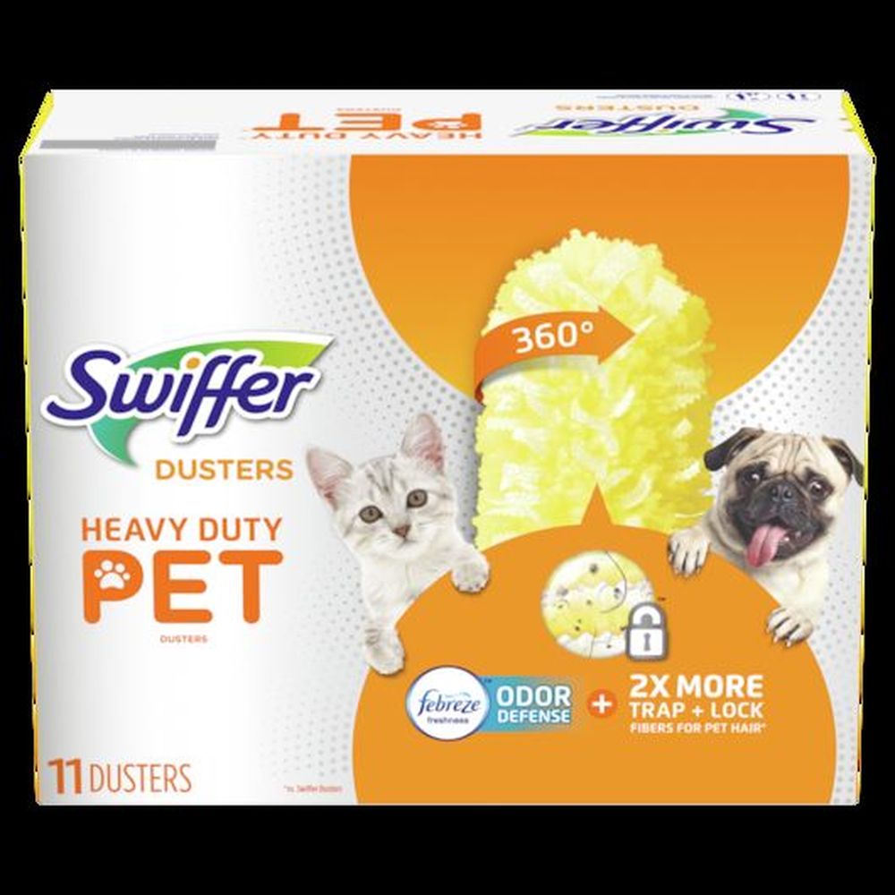 Swiffer Odor Defense Pet Heavy Duty Duster Refill, 11 Count -- 3 Per Case