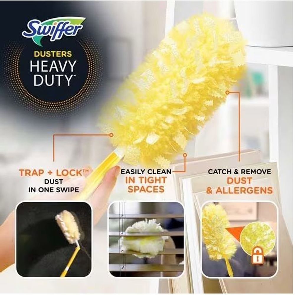 Swiffer Duster Multi-surface Pet Heavy Duty Refills With Febreze Odor Defense, 6 Count -- 4 Per Case
