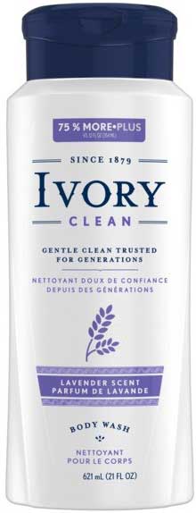 Ivory Shower And Bath Liquid Body Wash, 21 Fluid Ounce -- 4 Per Case