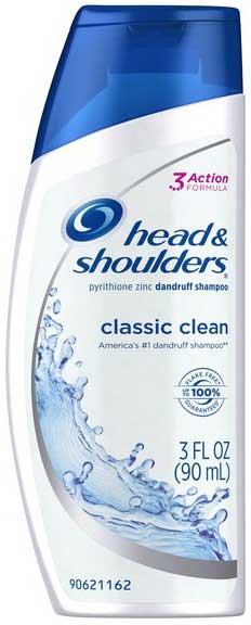 Head And Shoulders Classic Clean Dandruff Shampoo, 3 Fluid Ounce -- 24 Per Case