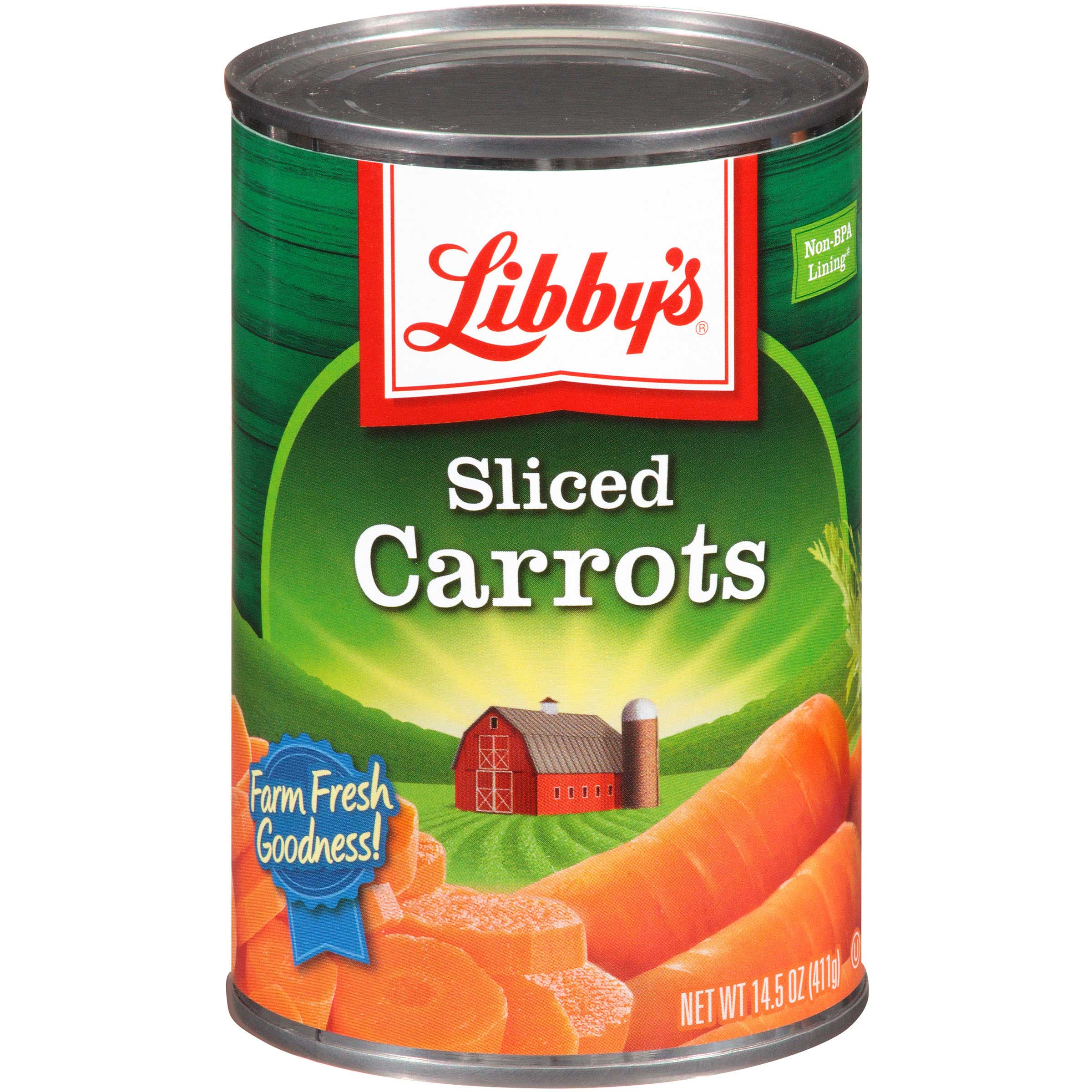 Carrots Libbys Medium Sliced Carrots, 14.5 oz.can, 24 cans per case