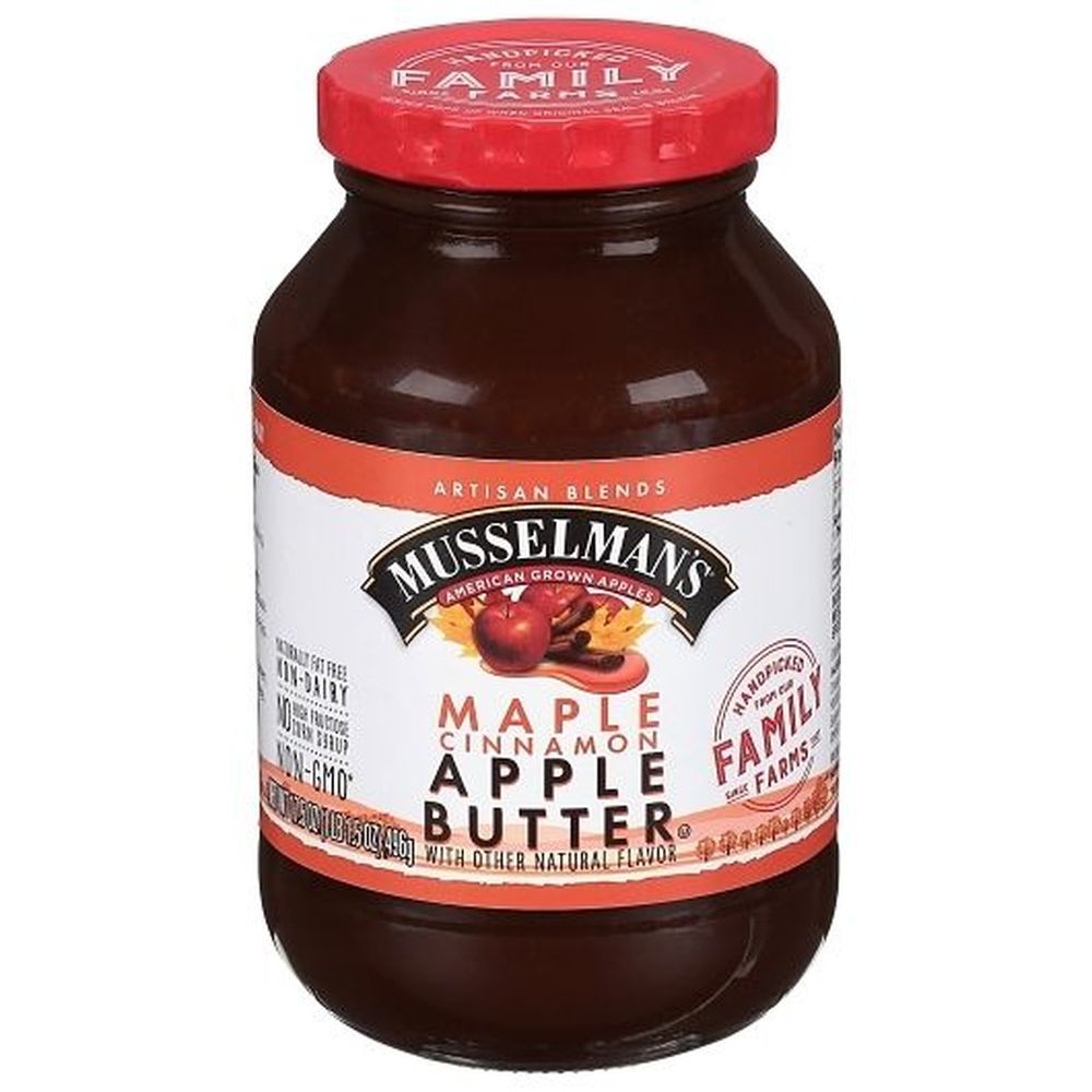Musselman's Maple Cinnamon Apple Butter, 17.5 Ounce -- 12 Per Case