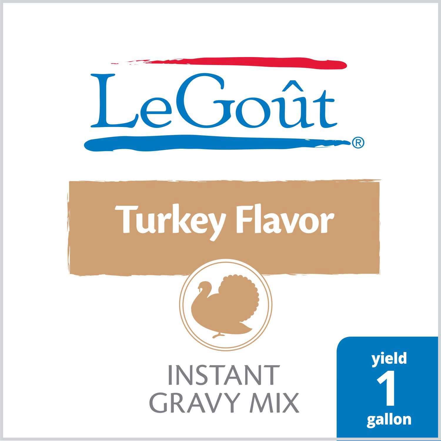 LeGout Instant Gravy Mix Turkey, 1 pound -- 8 per case