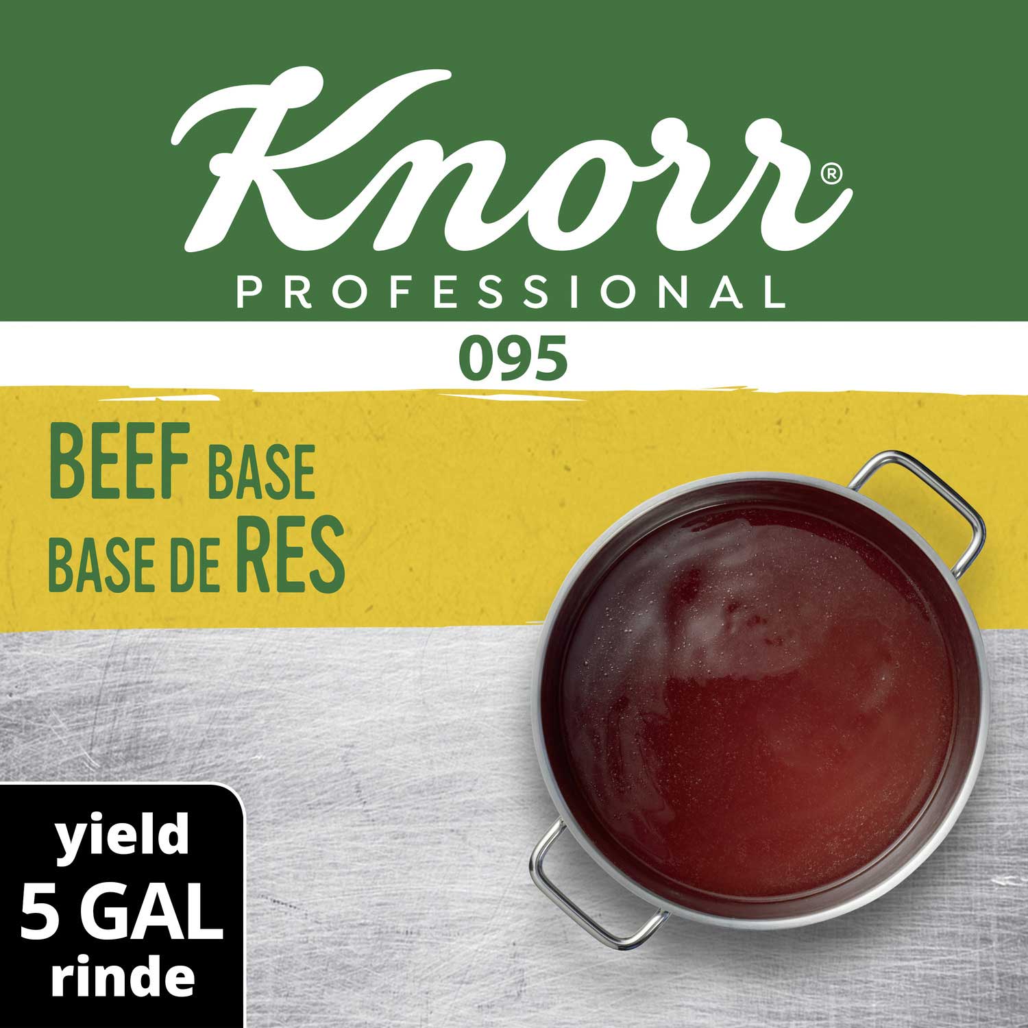 Knorr Professional 095 Beef Stock Base, 1 Pound -- 12 Per Case