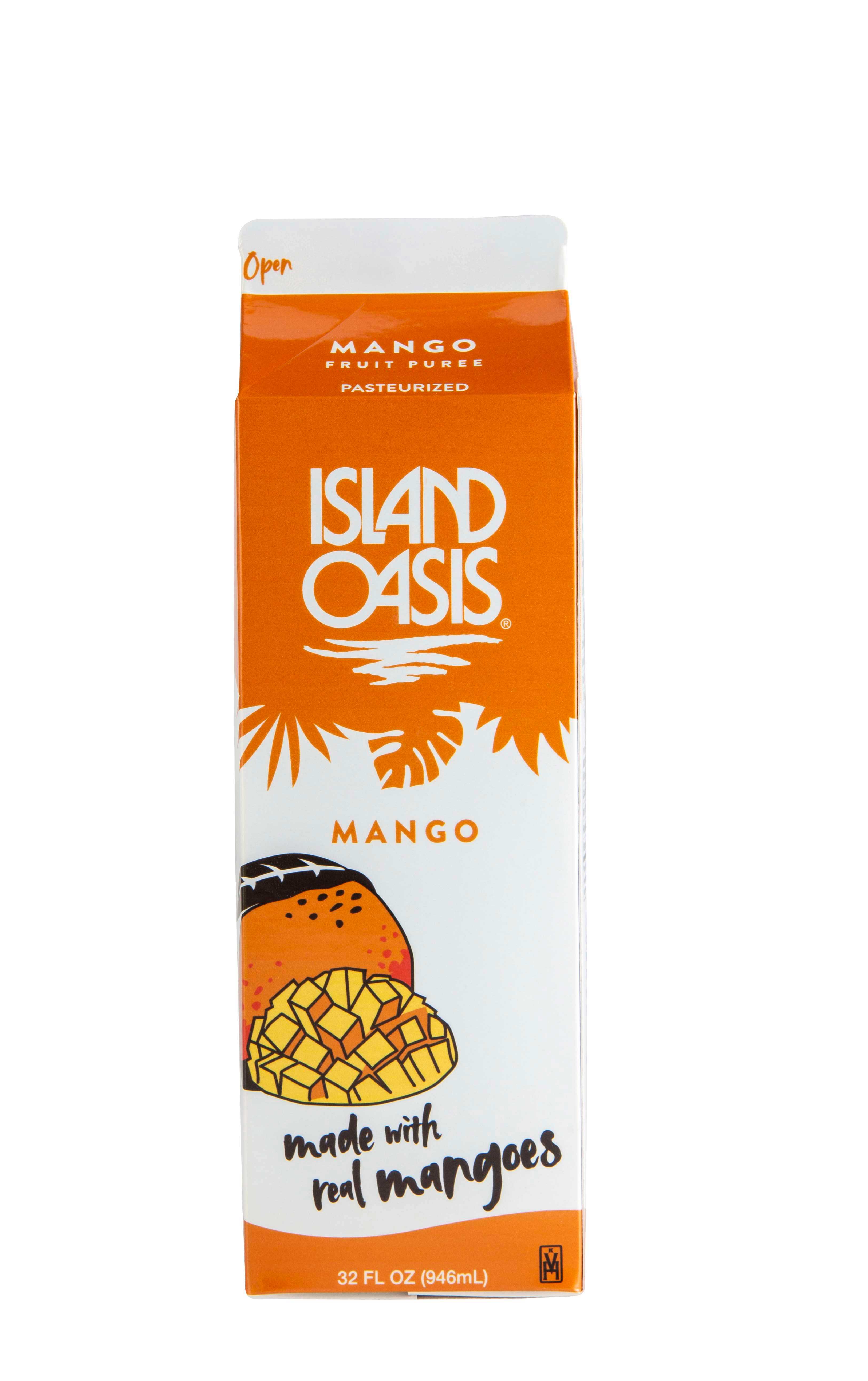 Island Oasis Mango Frozen Beverage Mix Case | FoodServiceDirect