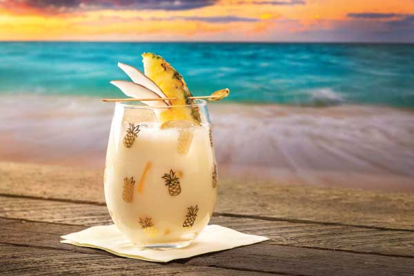 Island Oasis Pina Colada Beverage Mix, 32 Fluid Ounce -- 12