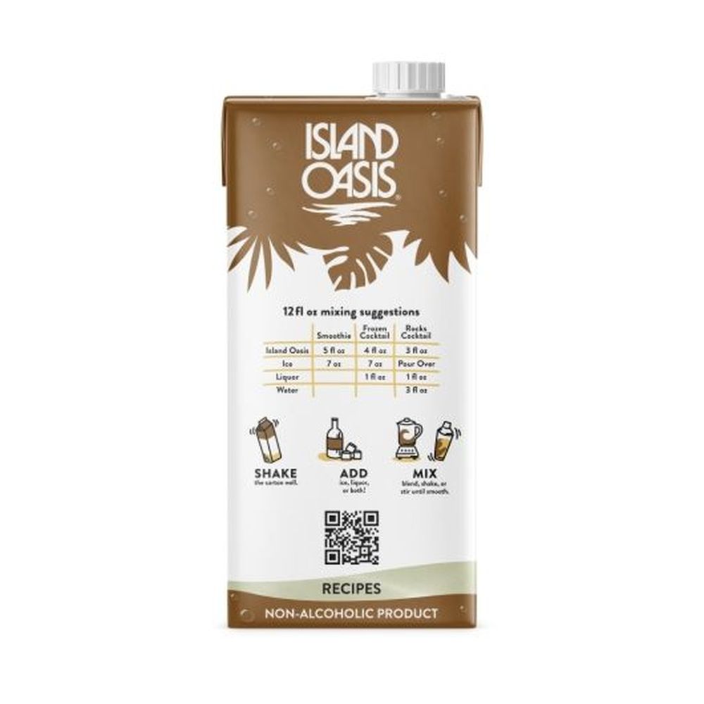 Island Oasis Gluten Free Pina Colada Beverage Mix, 1 Liter -- 12 Per Case