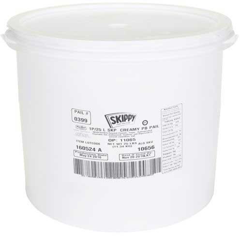 Skippy Creamy Peanut Butter Pail