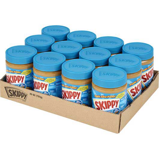 Skippy Creamy Peanut Butter, 28 Ounce -- 12 Per Case