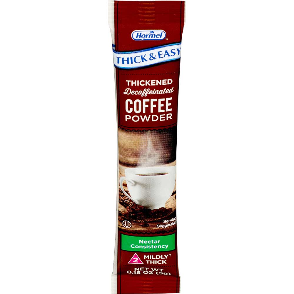 Thick & Easy Nectar Consistency Decaffeinated Coffee, 5 Gram -- 72 Per Case