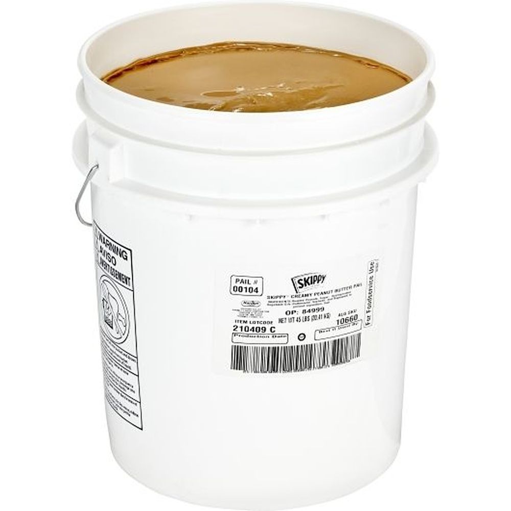 Skippy Creamy Peanut Butter, 45 Pound