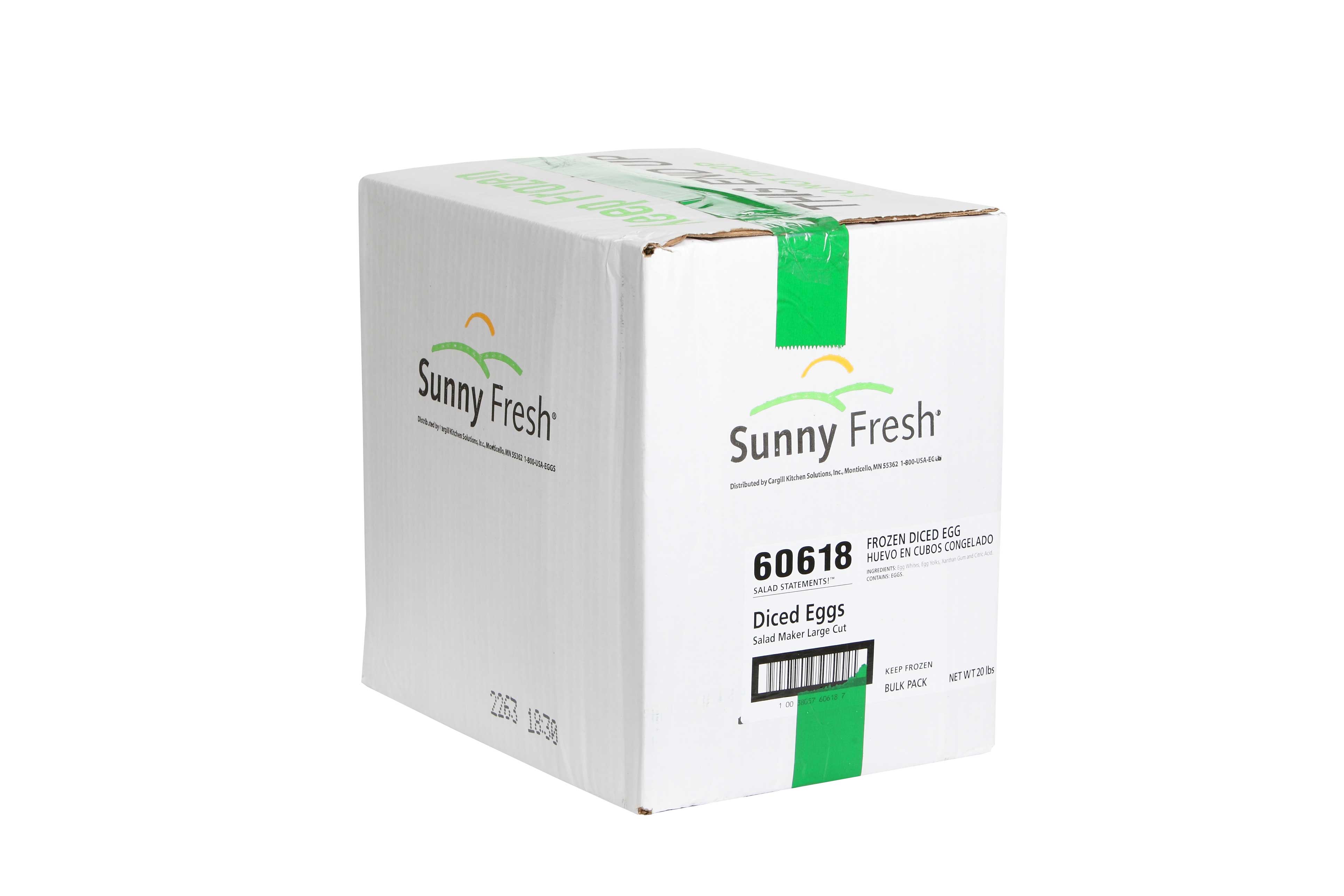 Sunny Fresh Large Cut Diced Egg Salad, 20 Pound