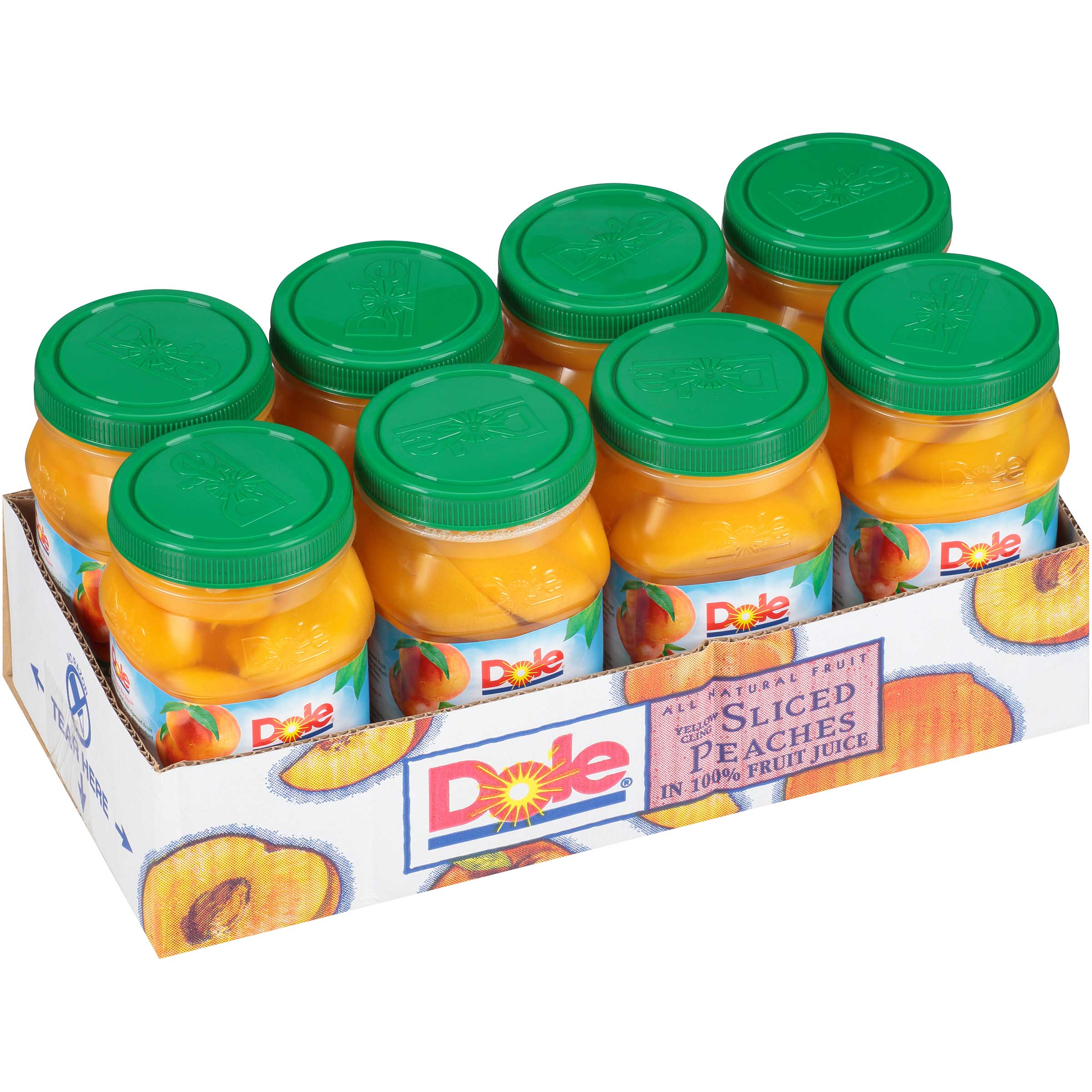 Dole Sliced Peaches In Fruit Juice, 23.5 Ounce -- 8 Per Case