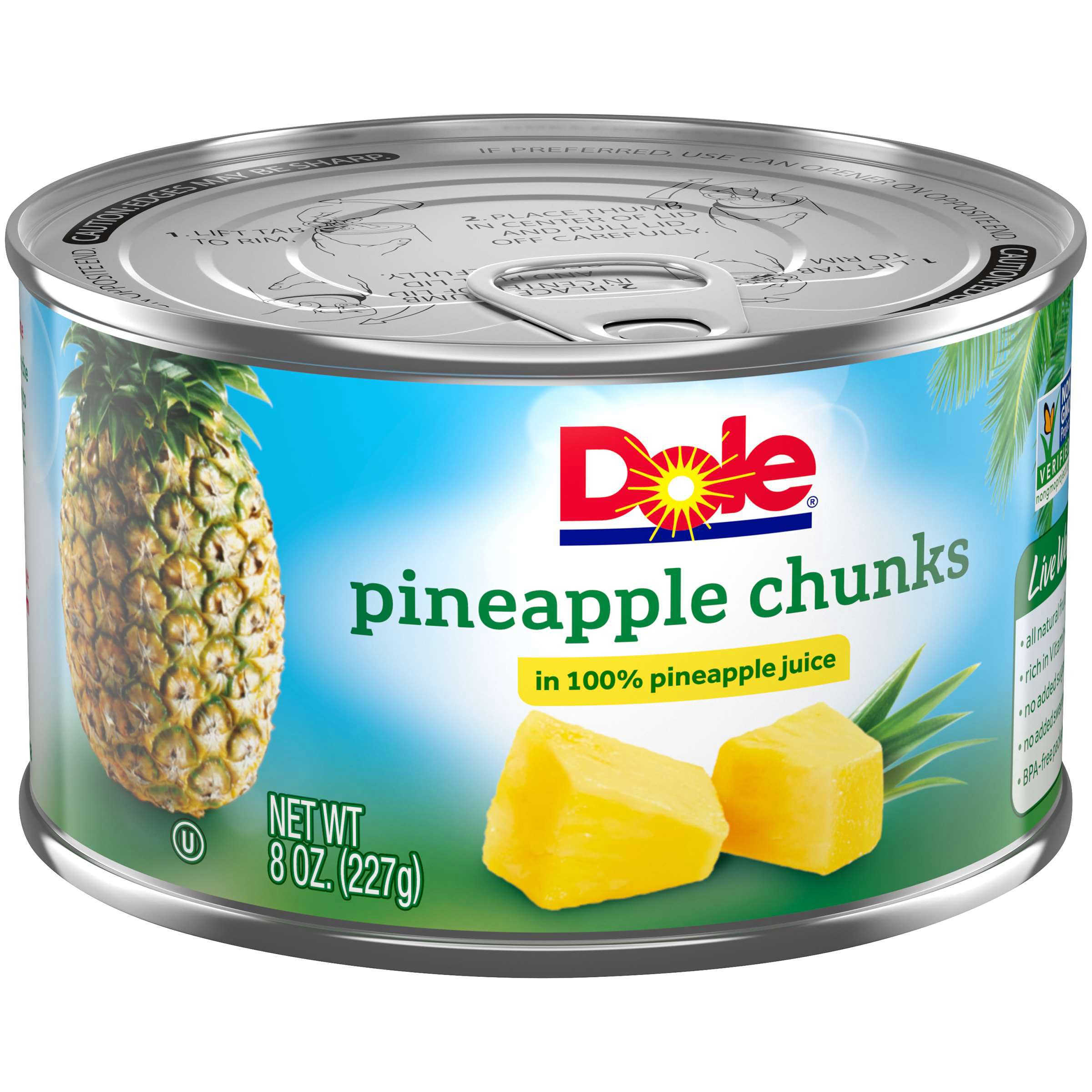 Dole Pineapple Chunks In Juice Case | FoodServiceDirect