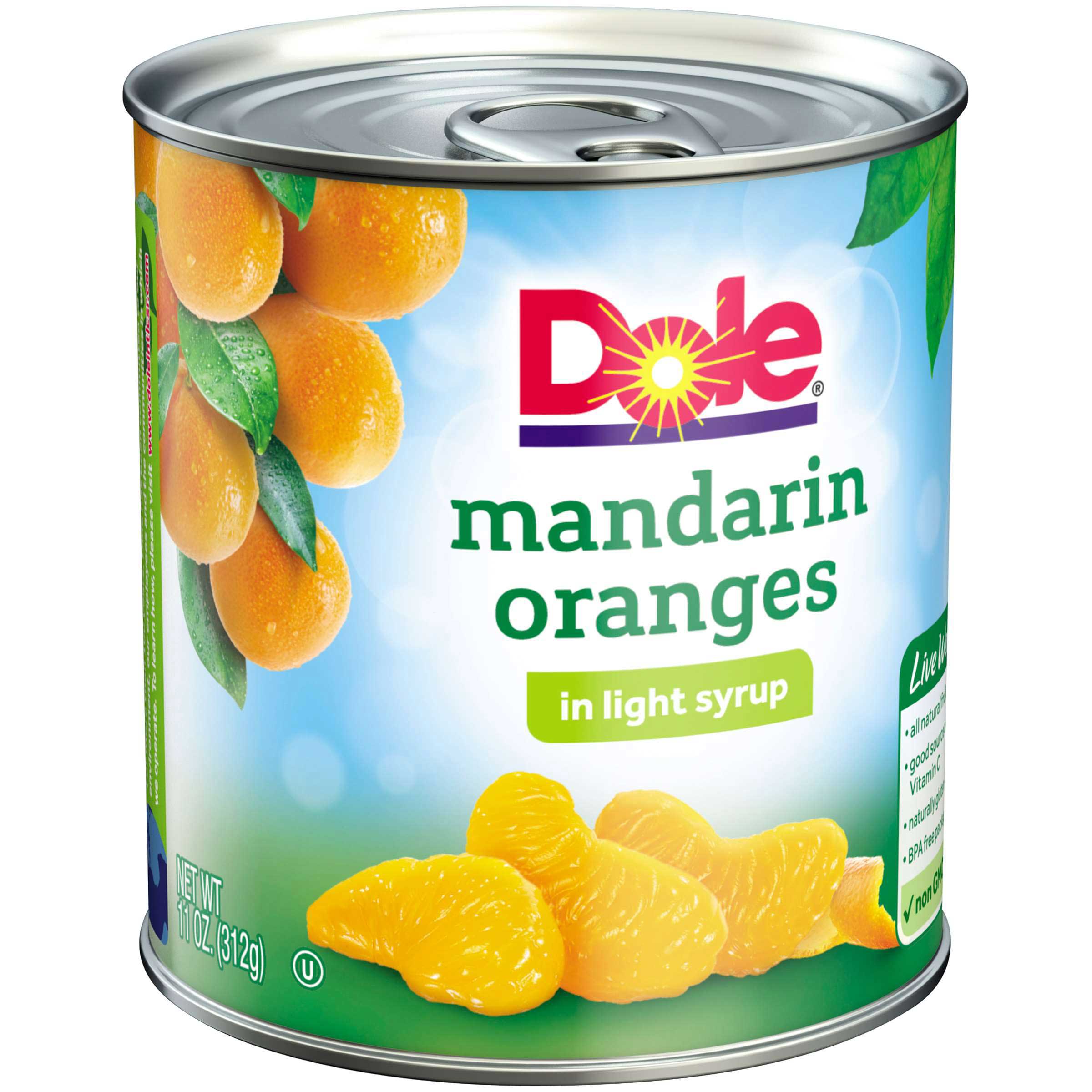 Dole Mandarin Oranges In Light Syrup, 11 Ounce -- 12 Per Case