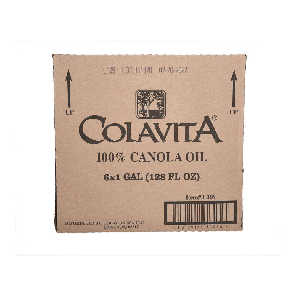 Colavita 100 Percent Canola Oil, 1 Gallon -- 6 Per Case