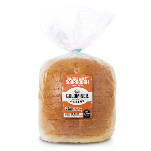 Goldminer Slow Craft Sliced Cracked Wheat Bread, 24 Ounce -- 10 Per Case