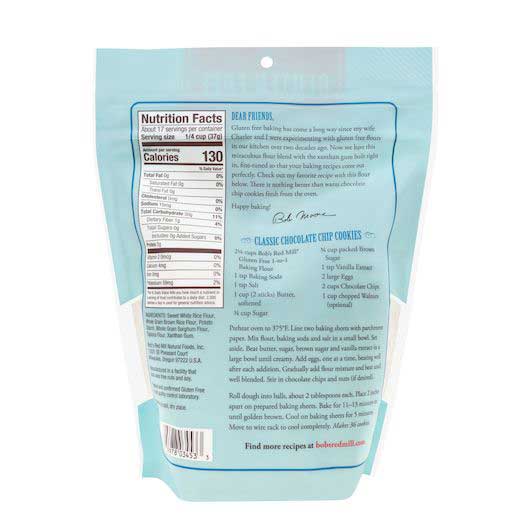 Bob's Red Mill Gluten Free 1 To 1 Baking Flour, 22 Ounce -- 4 Per Case