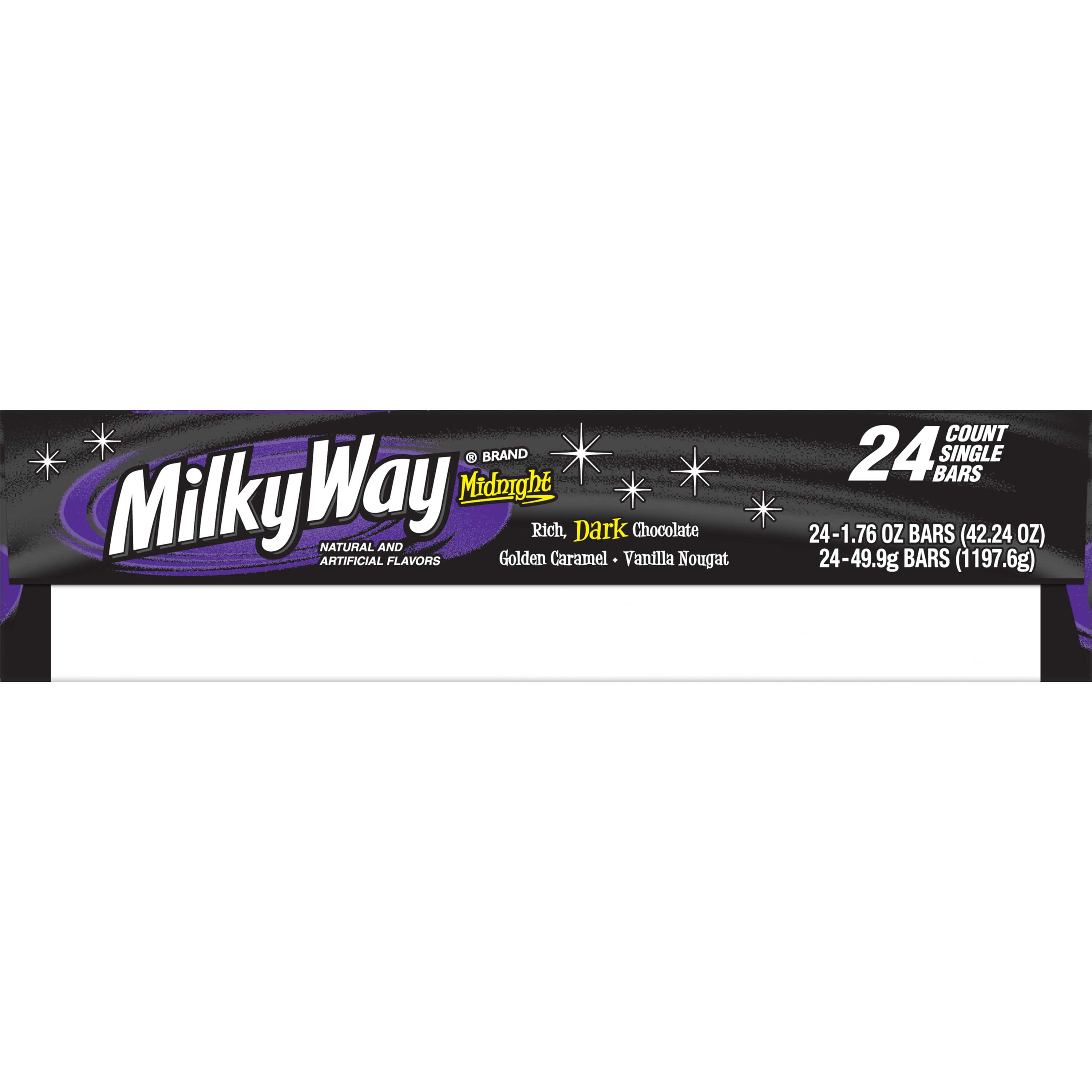 Milky Way Midnight Singles Dark Bar, 1.76 Ounce, 24 count -- 12